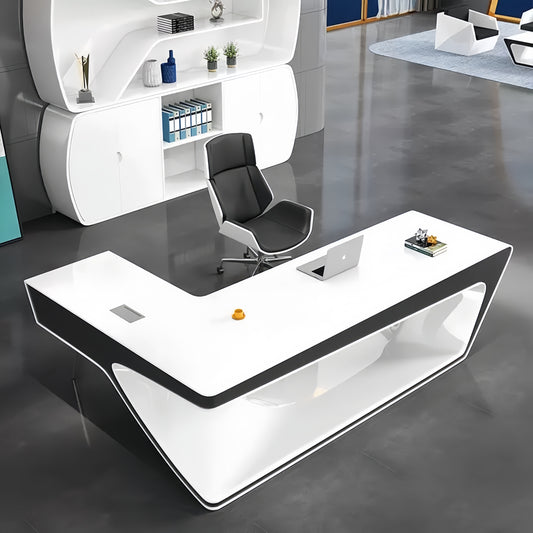 Modern Minimalist High-End Executive Desk - Office Desk for CEO, President & Chairman-HZB209