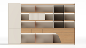 Luxury Wooden Filing Cabinets Office Furniture File Cabinet for Home Office Metal Steel Storage-03-S1424