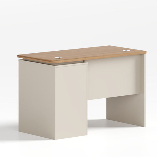 Single Computer Desk Multi-Staff Modular Office Furniture LED Wooden Panel Combination Chair for Modern Luxury Villa Application-03-B1206