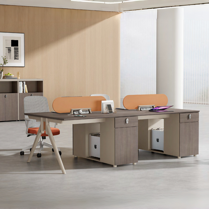 Under-Desk Drawer Staff Desk | Space-Saving Storage, Standard Employee Workstation-18-Z2421