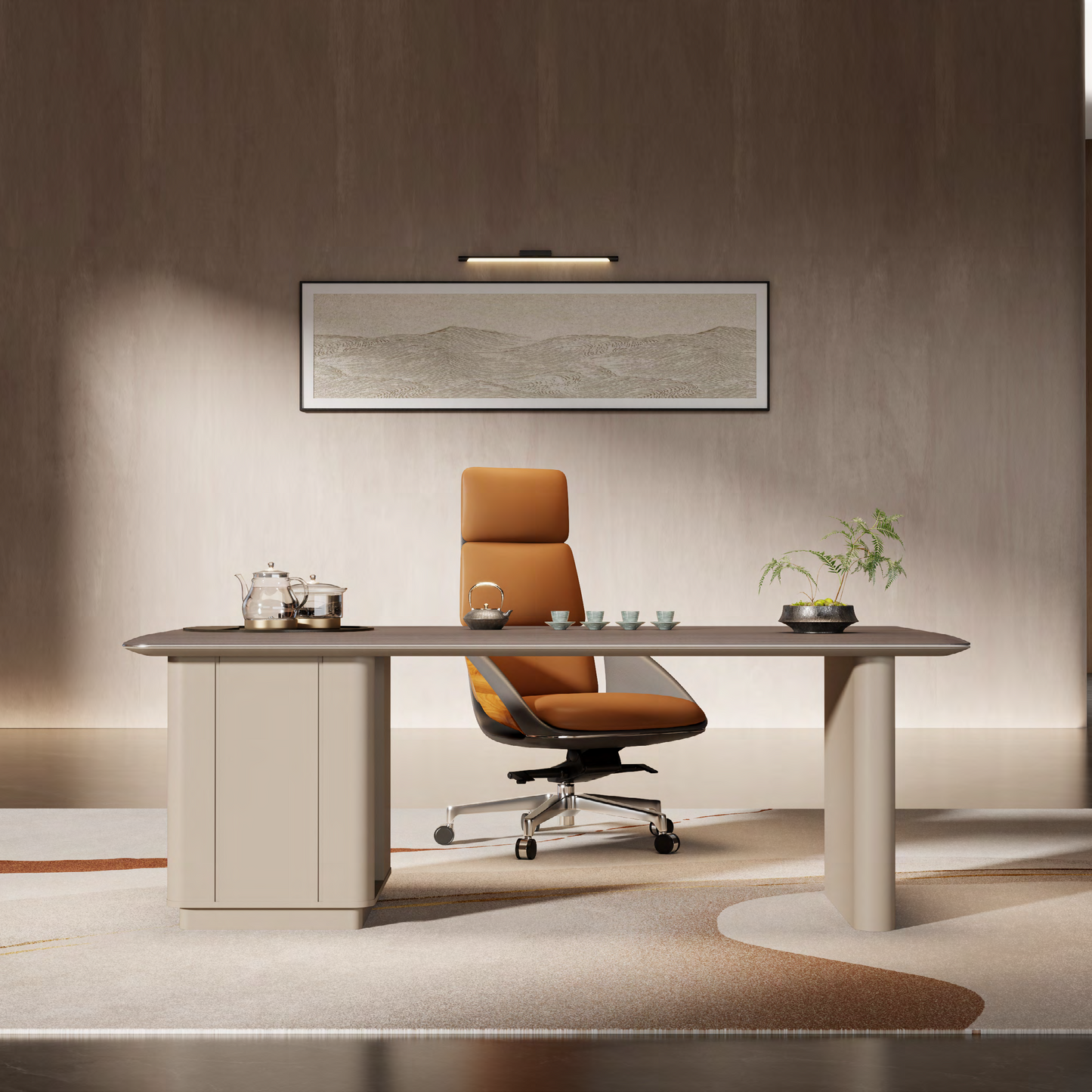 2.0m Office Tea Table Manufacturer | Business Reception Furniture-18-C2088