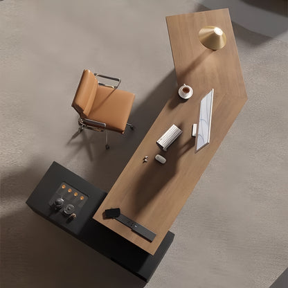 Modern Minimalist High-End Executive Desk - Office Desk for CEO, President & Chairman-HZB208