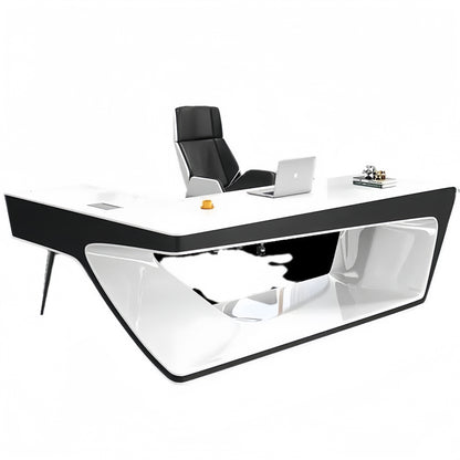 Modern Minimalist High-End Executive Desk - Office Desk for CEO, President & Chairman-HZB209