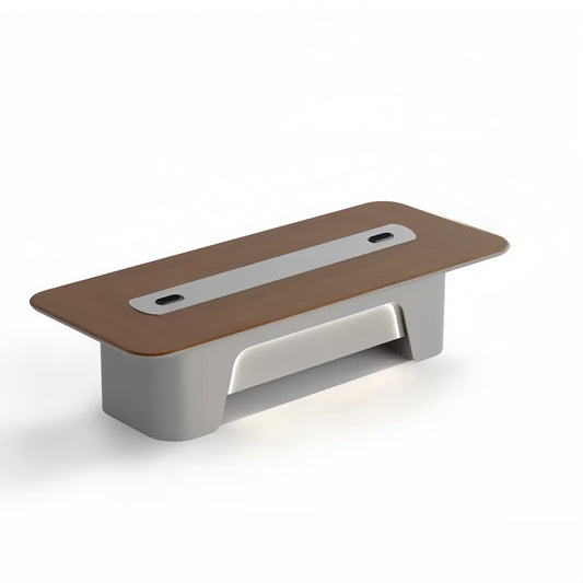 Modern Minimalist Office Conference Table - Large Meeting & Training Desk for Office Boardroom-HUB205