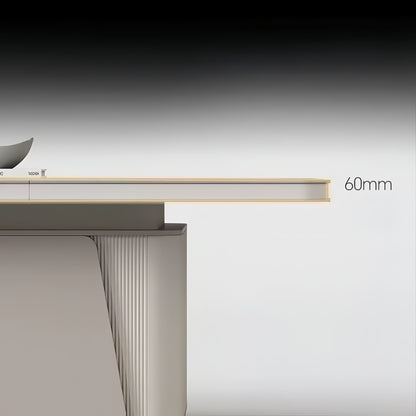 Modern Minimalist Office Conference Table - Large Meeting & Training Desk for Office Boardroom-HUB207
