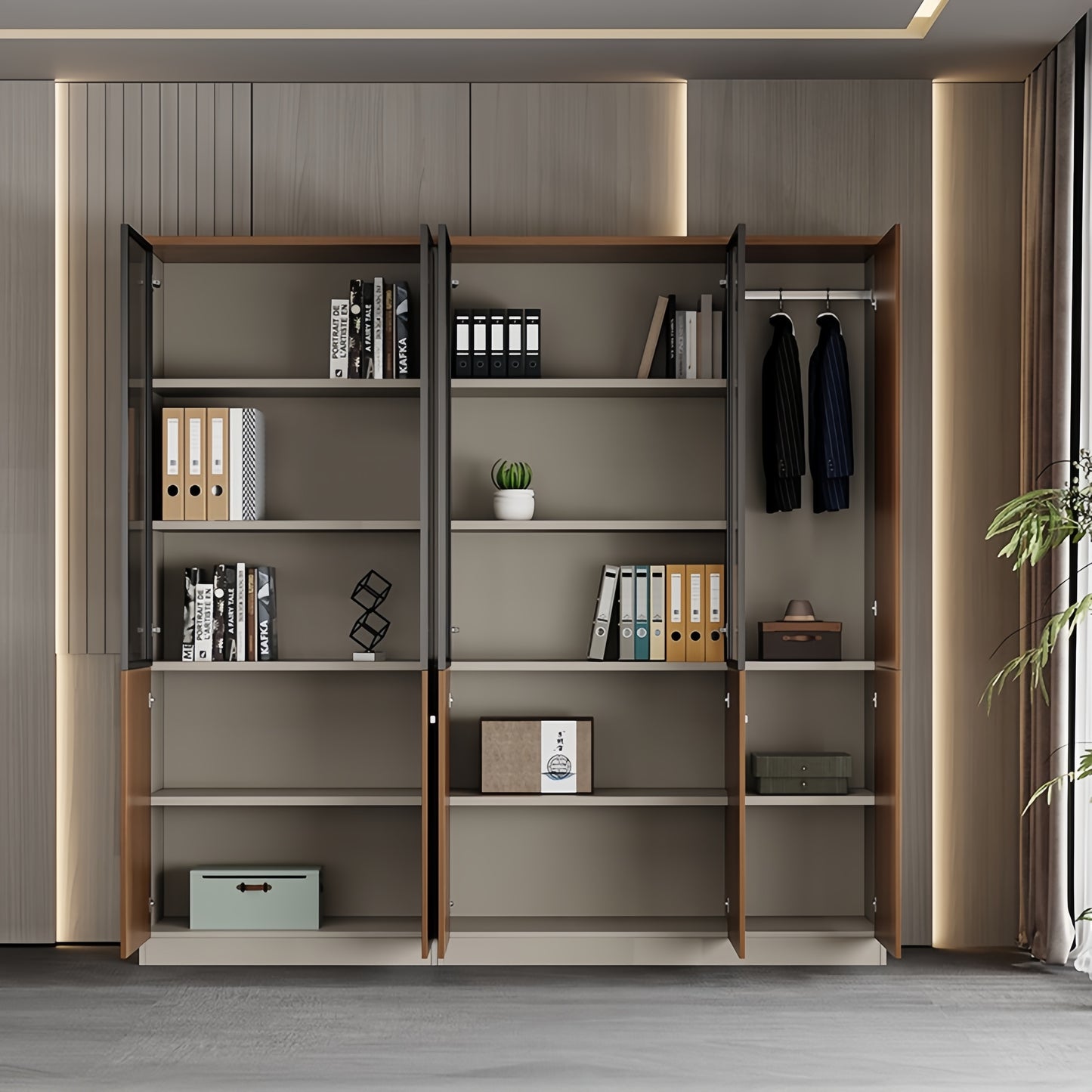 Office Filing Cabinet - Document & Archive Storage Cabinet for Data Organization and Filing Systems-HDB205