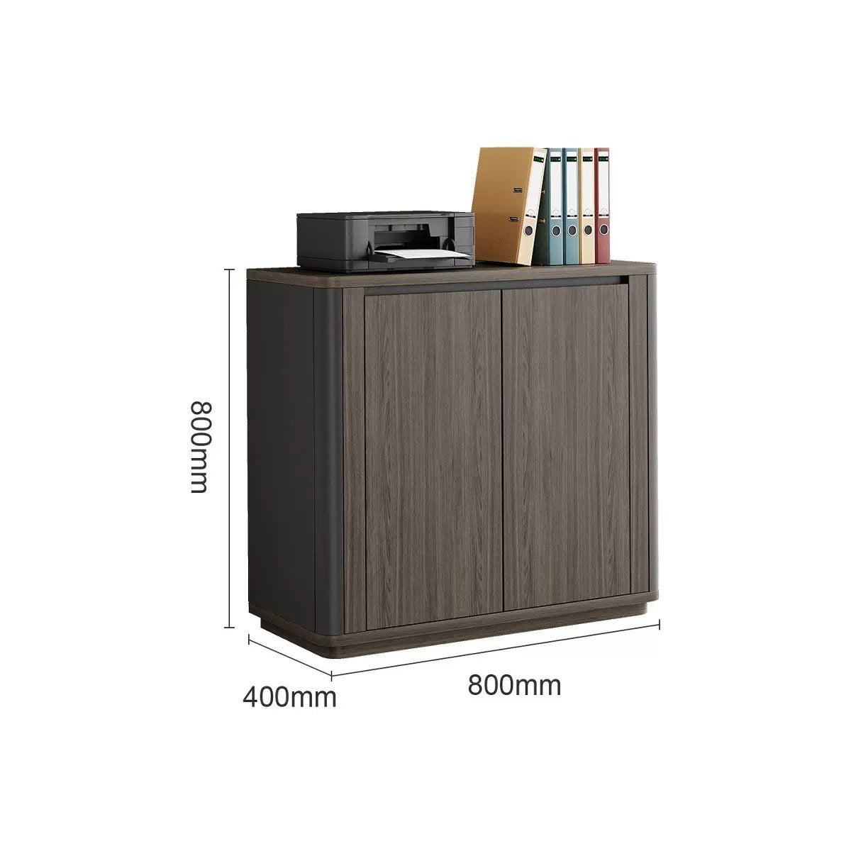 Office Pantry & Storage Cabinet - Multi-Purpose Utility Cabinet for Break Room, Filing and Background-HDB206
