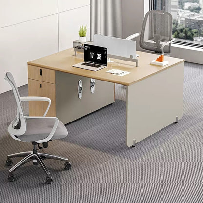 Office Employee Desk - Workstation Desk for Staff, Multiple Seating Office Furniture Set-HYB607