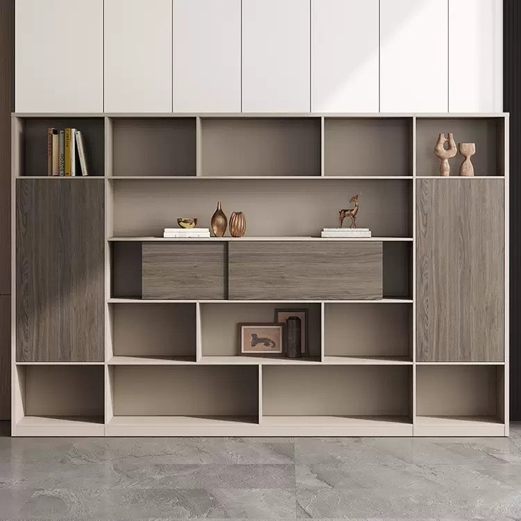Office Pantry & Storage Cabinet - Multi-Purpose Utility Cabinet for Break Room, Filing and Background-HDB209