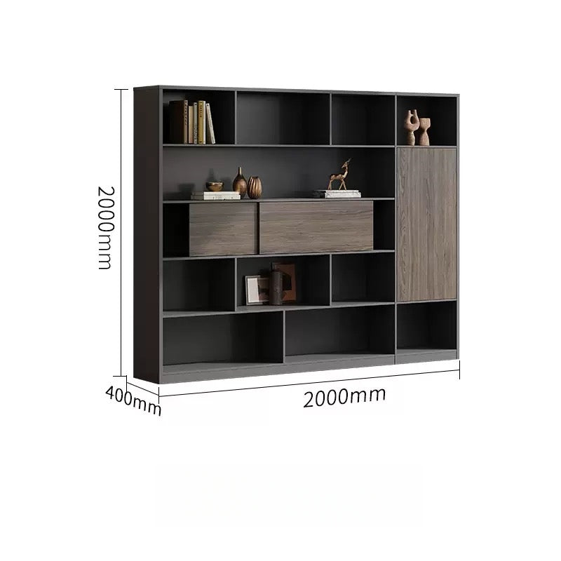 Office Pantry & Storage Cabinet - Multi-Purpose Utility Cabinet for Break Room, Filing and Background-HDB209
