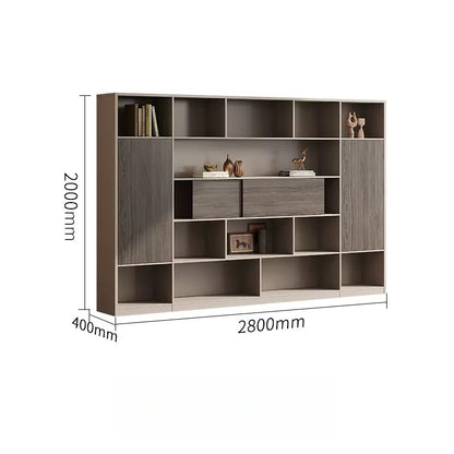 Office Pantry & Storage Cabinet - Multi-Purpose Utility Cabinet for Break Room, Filing and Background-HDB209