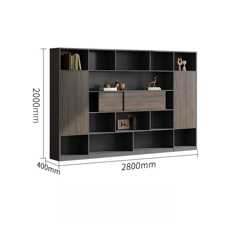 Office Pantry & Storage Cabinet - Multi-Purpose Utility Cabinet for Break Room, Filing and Background-HDB209