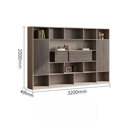 Office Pantry & Storage Cabinet - Multi-Purpose Utility Cabinet for Break Room, Filing and Background-HDB209