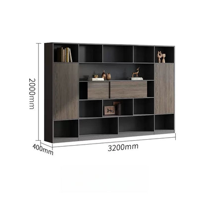 Office Pantry & Storage Cabinet - Multi-Purpose Utility Cabinet for Break Room, Filing and Background-HDB209