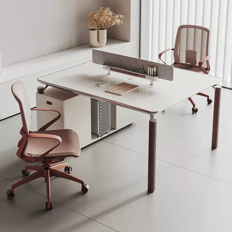 Office Employee Desk - Workstation Desk for Staff, Multiple Seating Office Furniture Set-HYB608