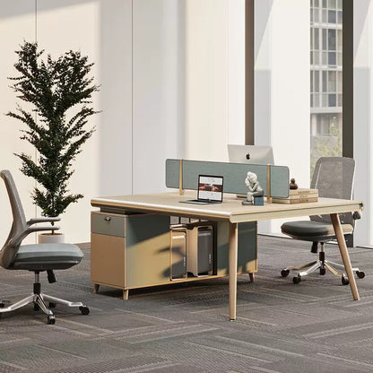 Office Employee Desk - Workstation Desk for Staff, Multiple Seating Office Furniture Set-HYB610