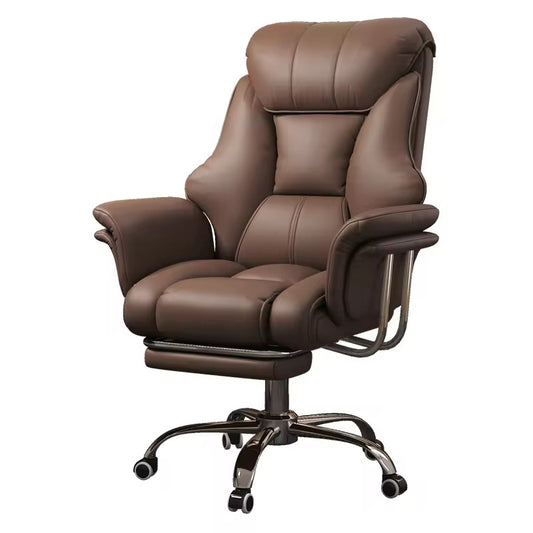 HCB212-Luxury CEO office chair, ergonomic chair swivel leather chair adjustable lie down