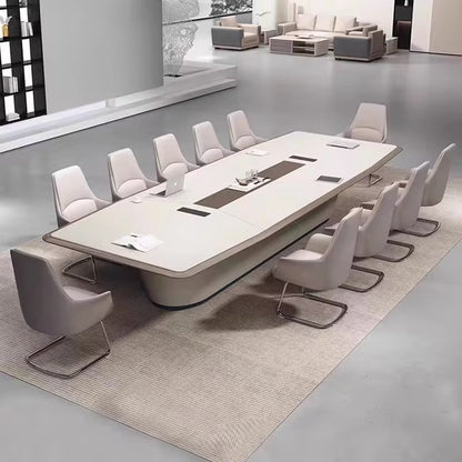 HUB209-Modern Conference Table - Office Meeting & Training Desk for Boardroom, Large Meeting Room