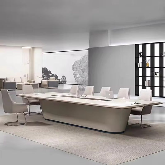 HUB209-Modern Conference Table - Office Meeting & Training Desk for Boardroom, Large Meeting Room