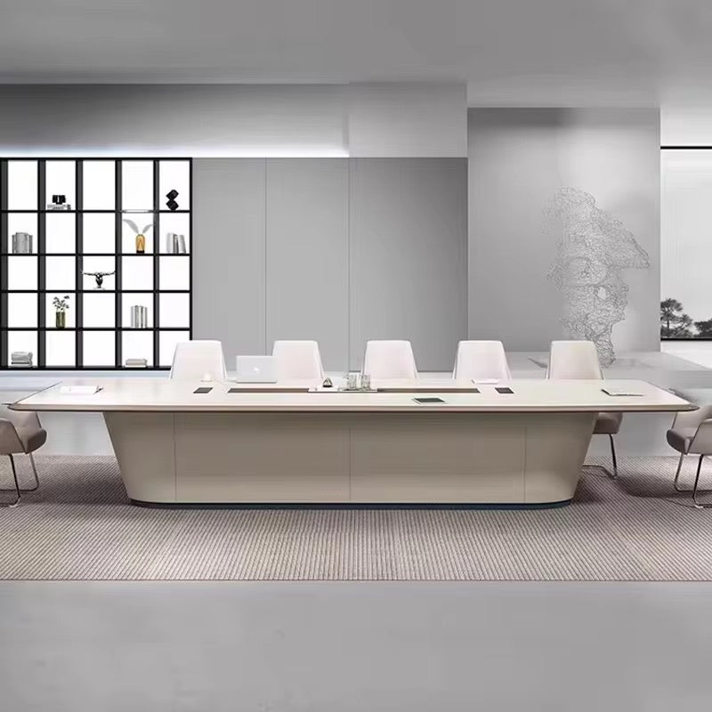 HUB209-Modern Conference Table - Office Meeting & Training Desk for Boardroom, Large Meeting Room