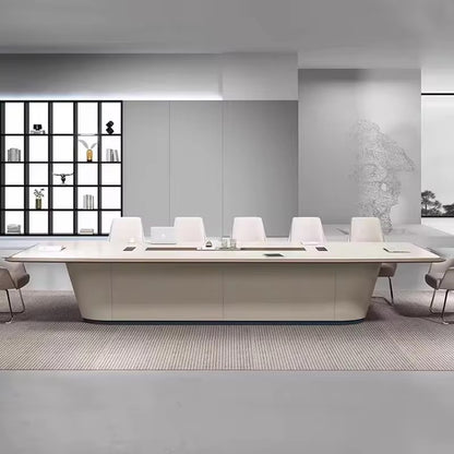 HUB209-Modern Conference Table - Office Meeting & Training Desk for Boardroom, Large Meeting Room