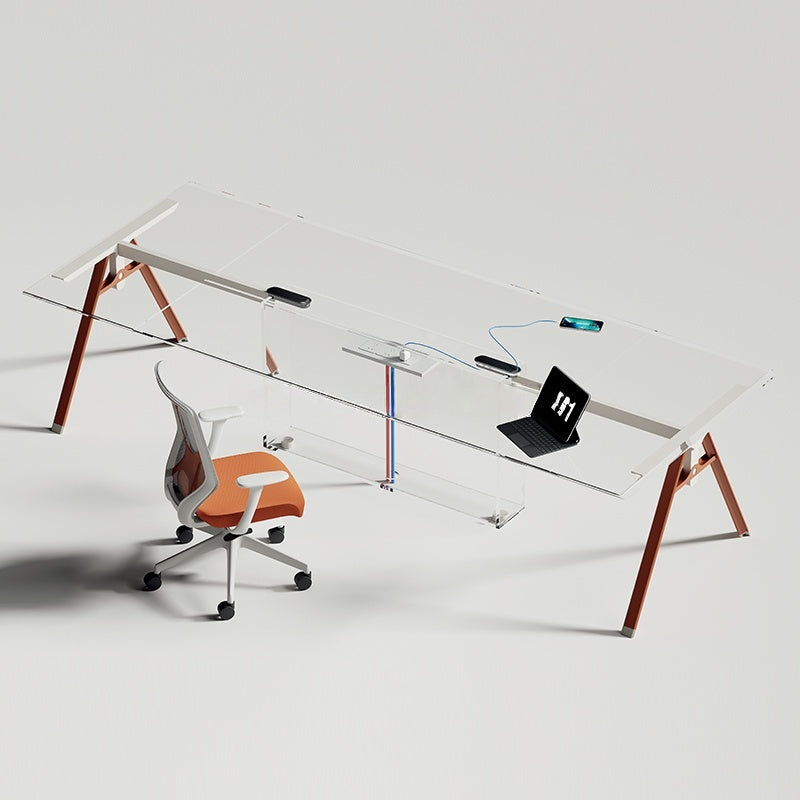 Council Boardroom Negotiating Luxury Large Meeting Table Office Quadrate Conference Funirure Desk With Power Outlet-02-H1120