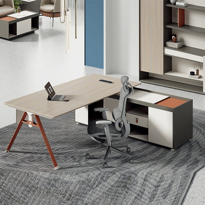 Modern Luxury Large Wooden Office Furniture Boss Desk Office Desk Executive Office Table-02-Z0316