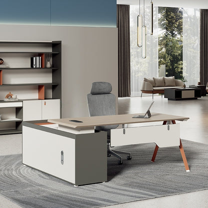 Modern Luxury Large Wooden Office Furniture Boss Desk Office Desk Executive Office Table-02-Z0316