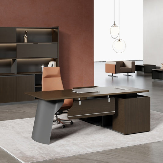 Light Luxury Large Class Office Desk Chair Combination Simple Modern Manager Furniture Home Office School Wooden Modular Senior-35-B6116