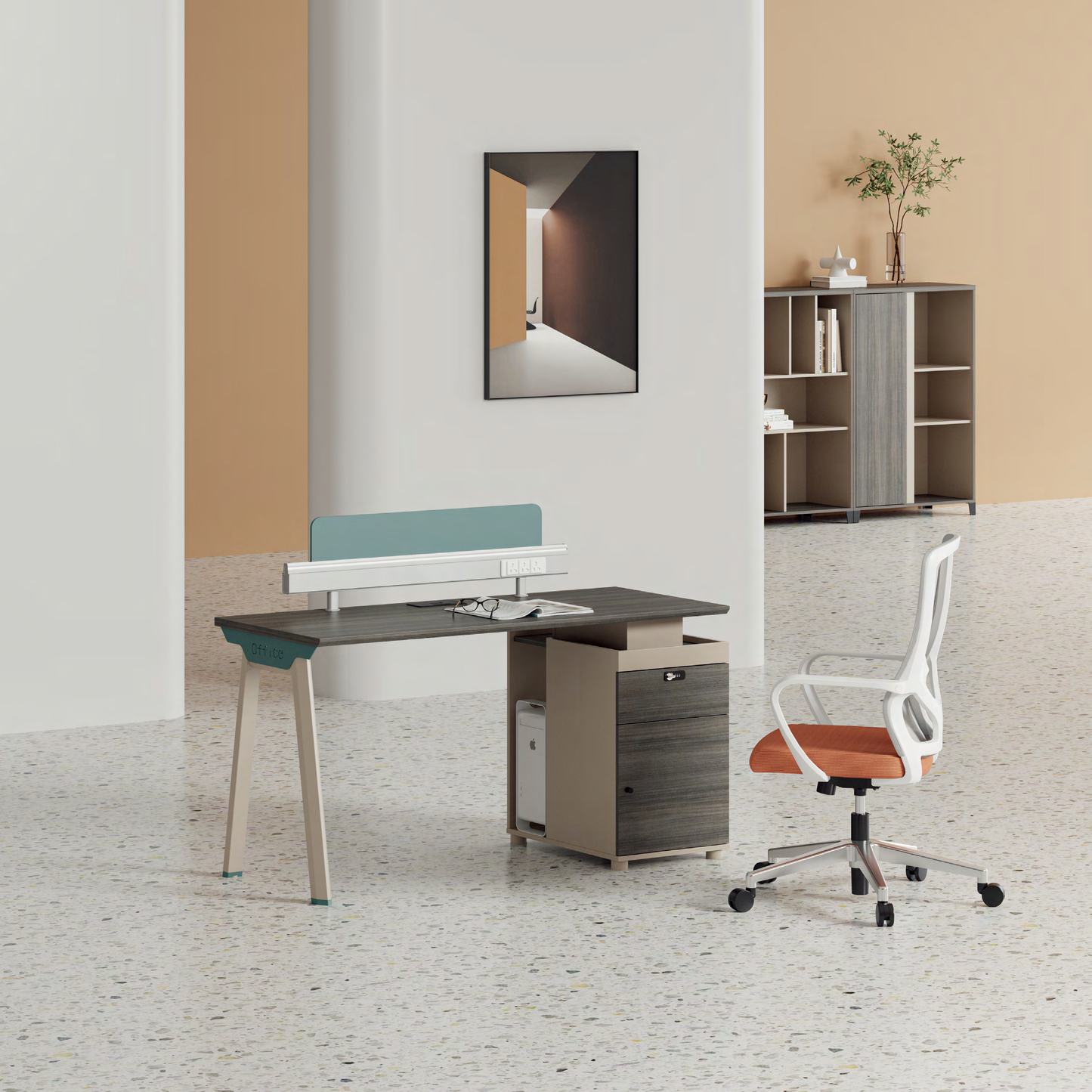 Commercial Employee Desks |Multi-person staff table Office Staff Workstation Manufacturer-05-24
