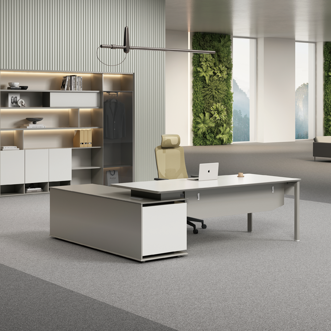 Minimalist ExecutiveCEO/bOSS Office Desks | Contemporary Office Furniture Supplier-12-B1816