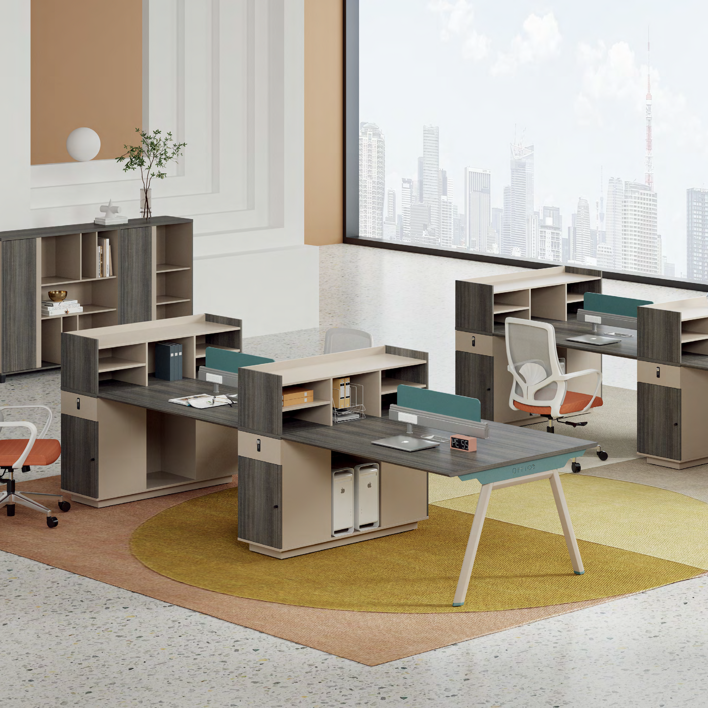 Accounting Office Desk Manufacturer | Employee & Finance Workstations-05-1612