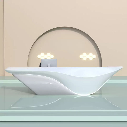 Customizable Reception Desk for Office & Lobby - Modular Front Desk with Logo, Tailored Corporate Design-HIK215