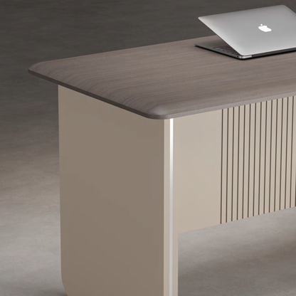 Hidden Cable Management/staff Desk | Wire-Free Desktop, Clean Office Essential